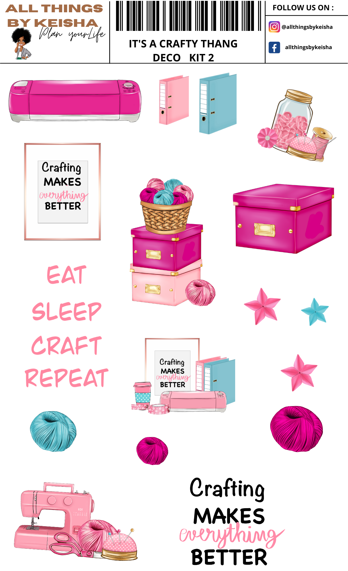 IT'S A CRAFTY THANG DECO KITS