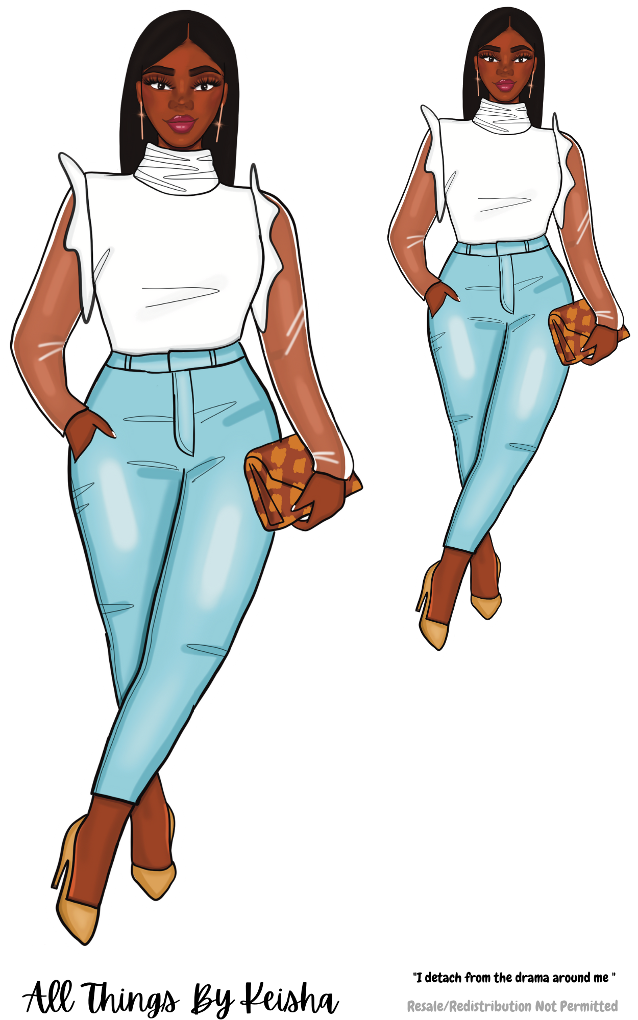 I DETACH FROM THE DRAMA AROUND ME