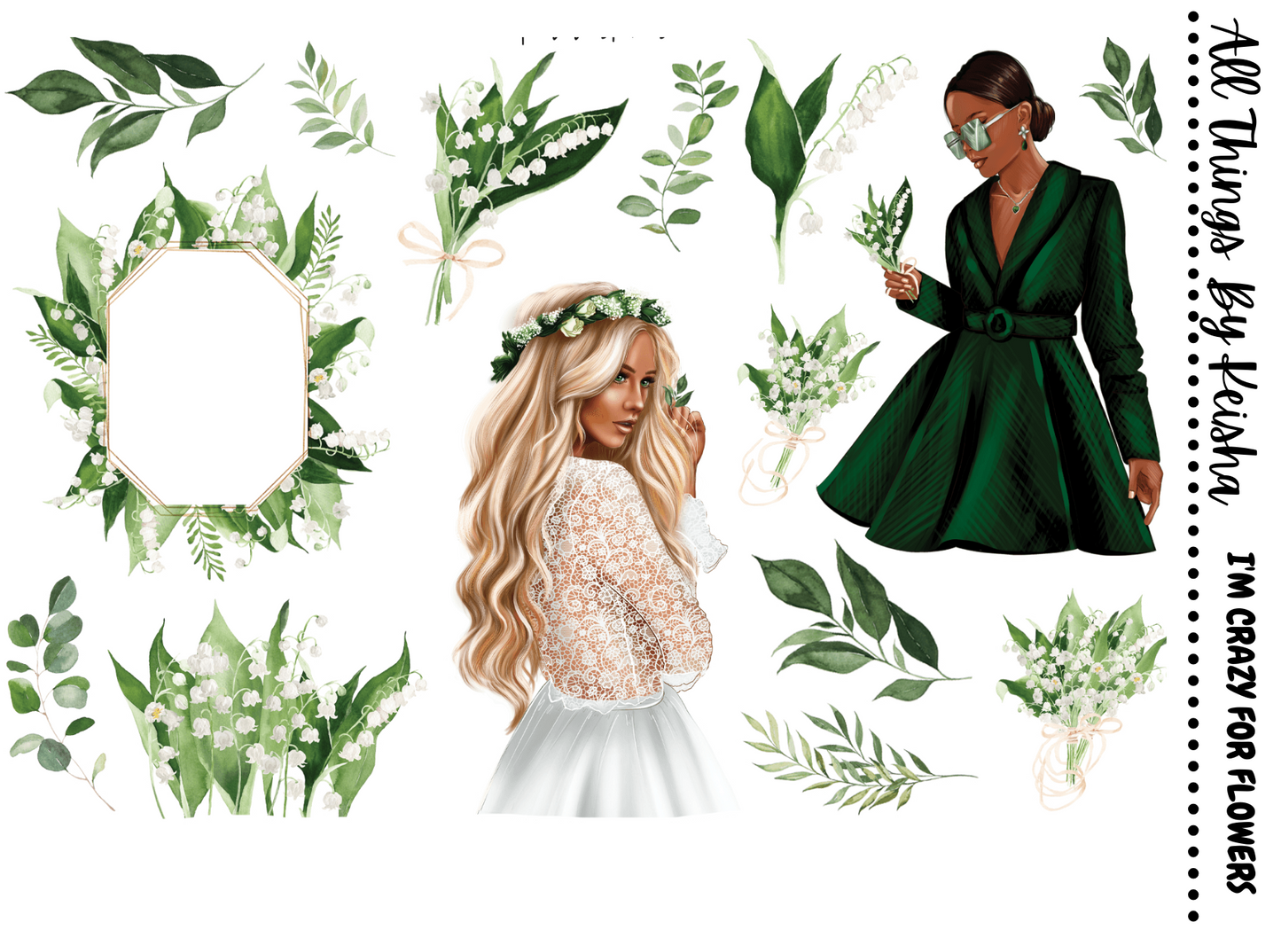 I'M CRAZY FOR FLOWERS DECO KITS