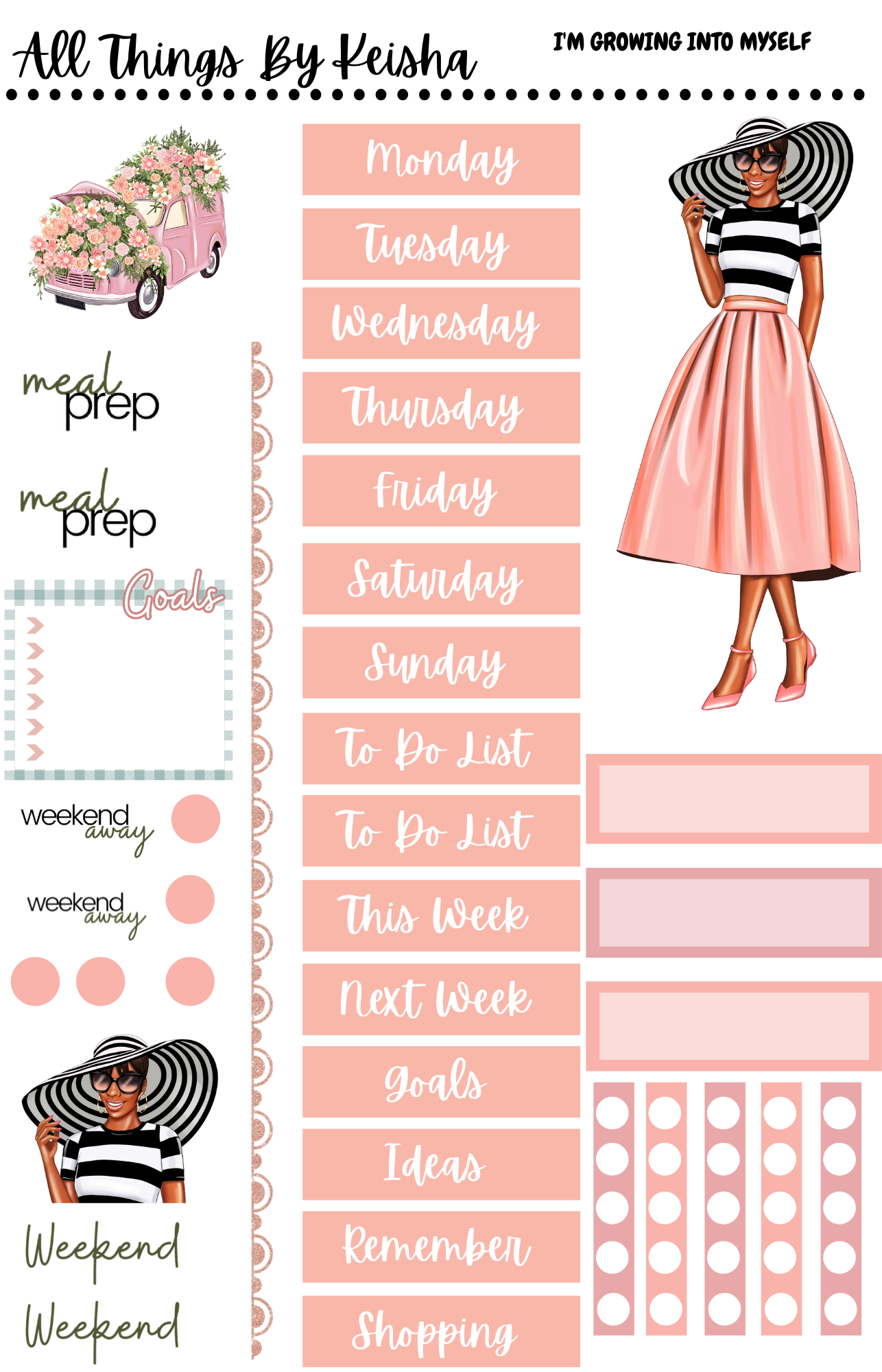 I AM GROWING INTO MYSELF FUNCTIONAL KIT