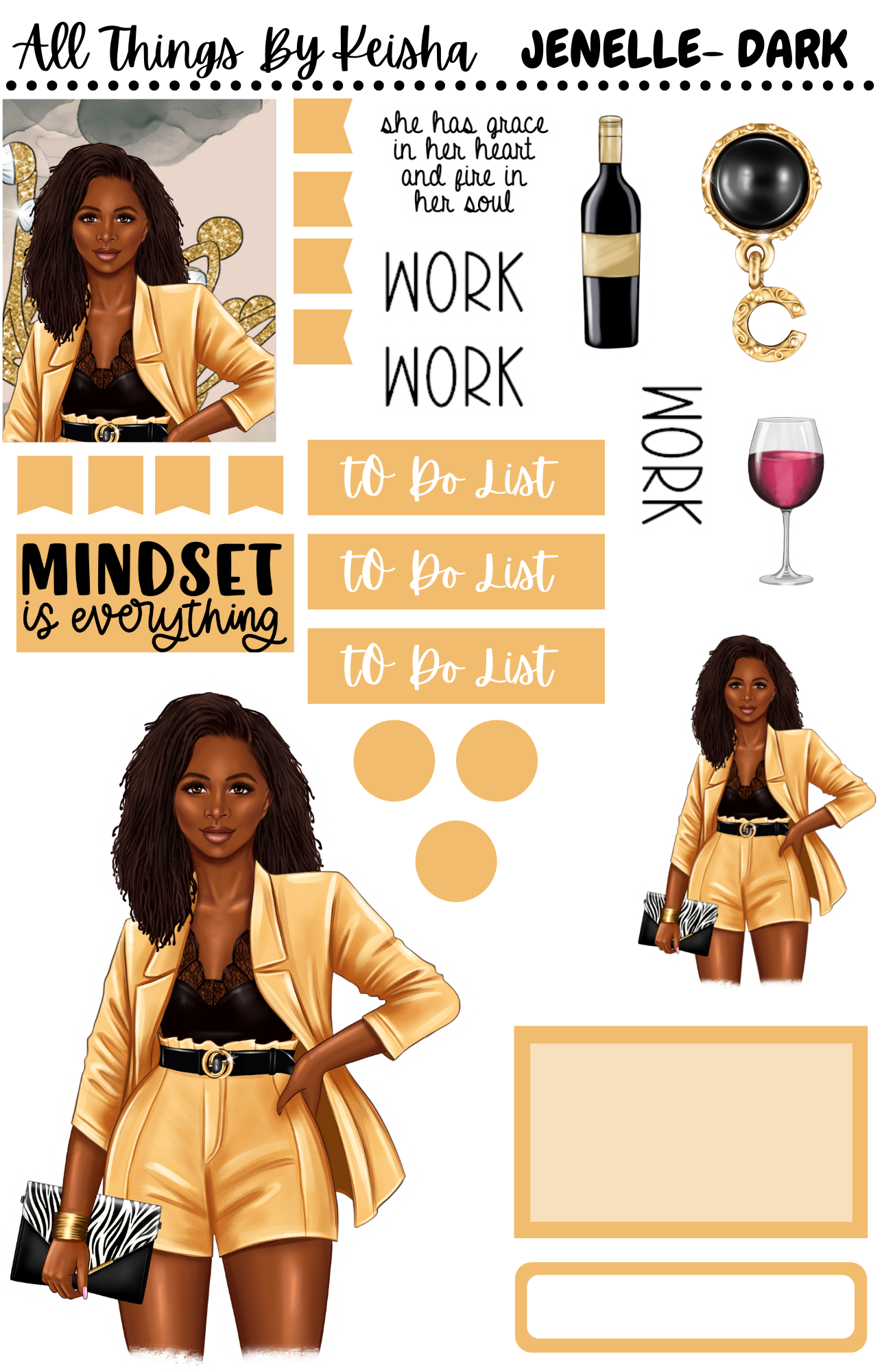 JENELLE - DIVA DOLL FUNCTIONAL KIT