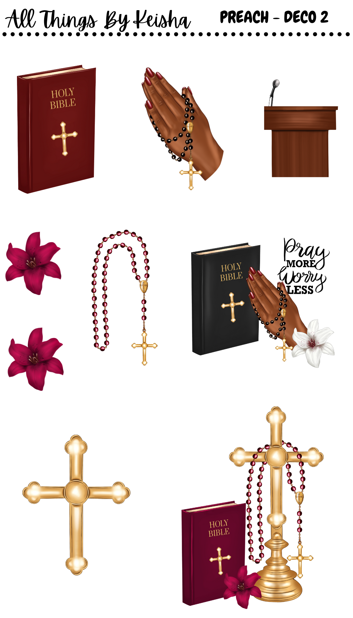 GOING TO CHURCH DECO KITS
