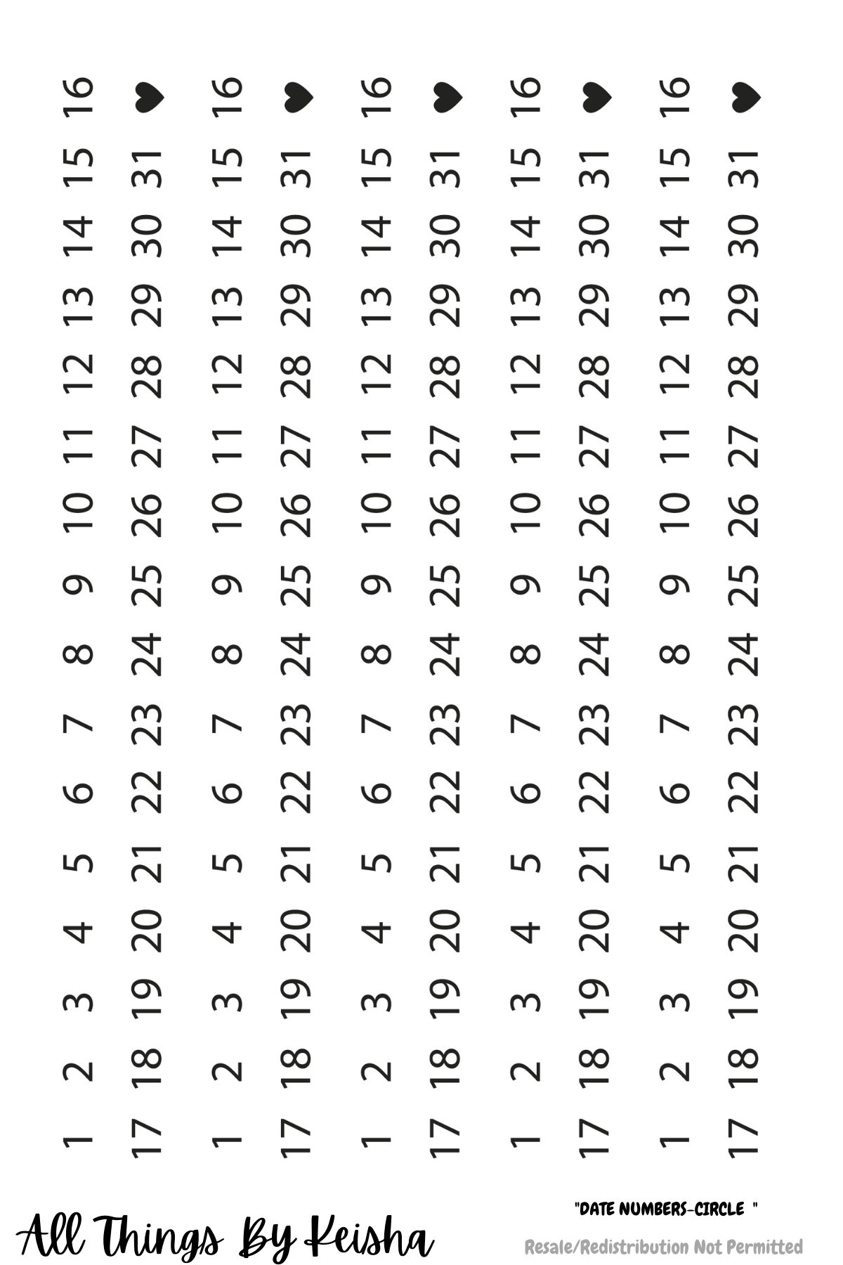 NUMBERS