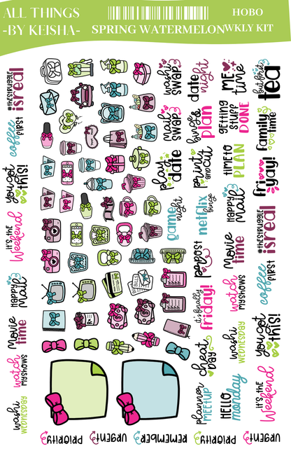 SPRING WATERMELON HOBO KIT