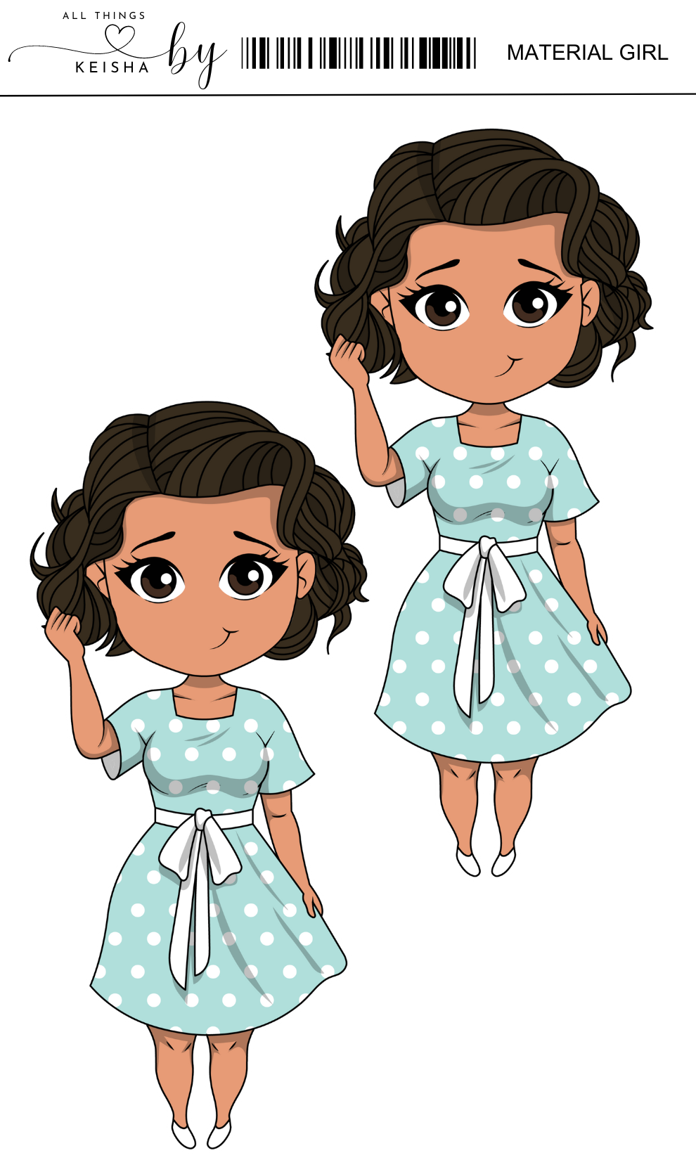 KEKE'S SQUAD - MATERIAL GIRL DOLLS - LIGHT