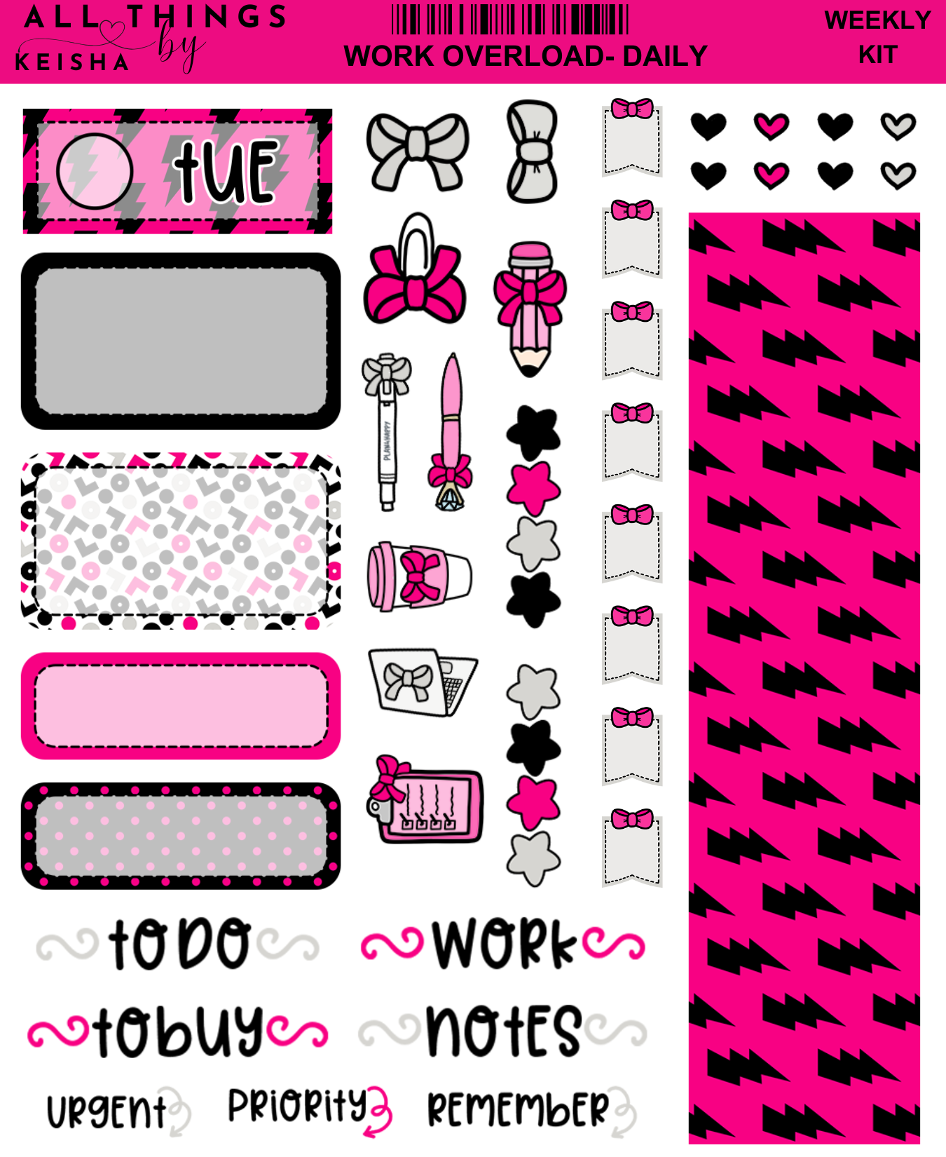 WORK OVERLOAD DAILY MINI HOBO KIT