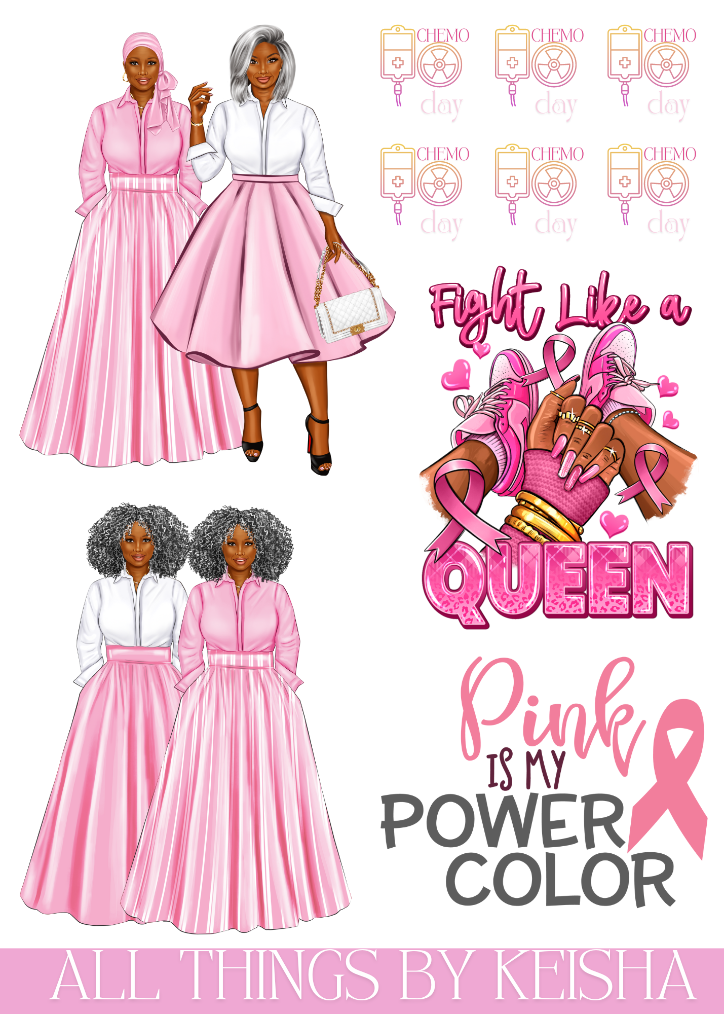 HOPE - BRINGING AWARENESS TO BREAST CANCER STICKER THEMED PACK
