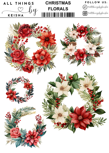 CHRISTMAS  FLORALS PACK