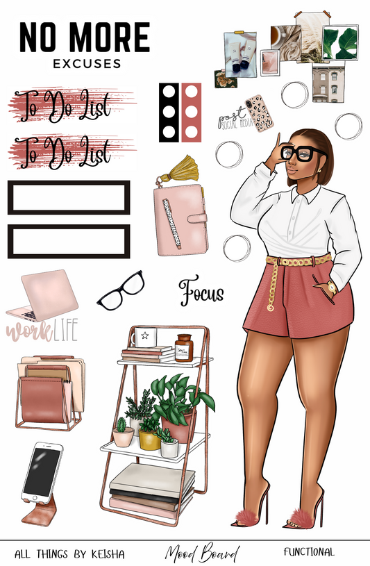 MOOD BOARD 1 FUNCTIONAL KIT