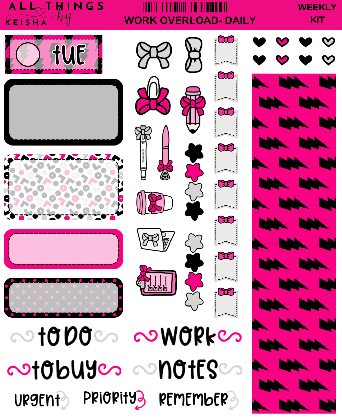 WORK OVERLOAD DAILY MINI HOBO KIT