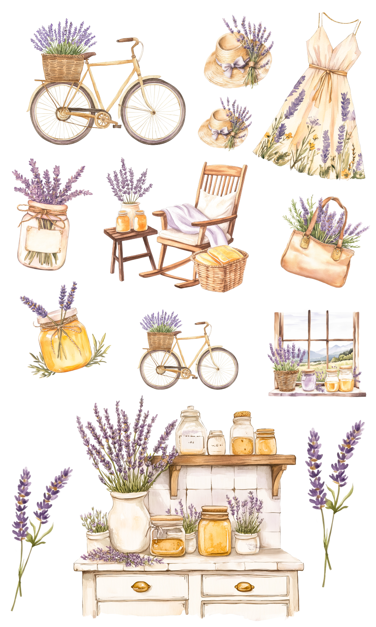 HONEY & LAVENDER STICKER BOOK