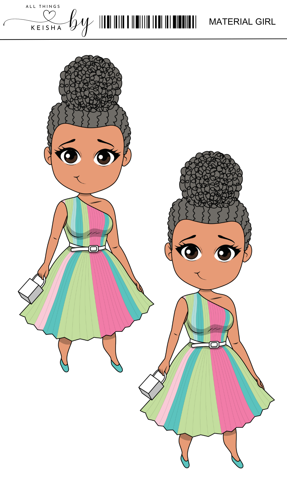 KEKE'S SQUAD - MATERIAL GIRL DOLLS - LIGHT