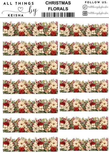 CHRISTMAS  FLORALS PACK
