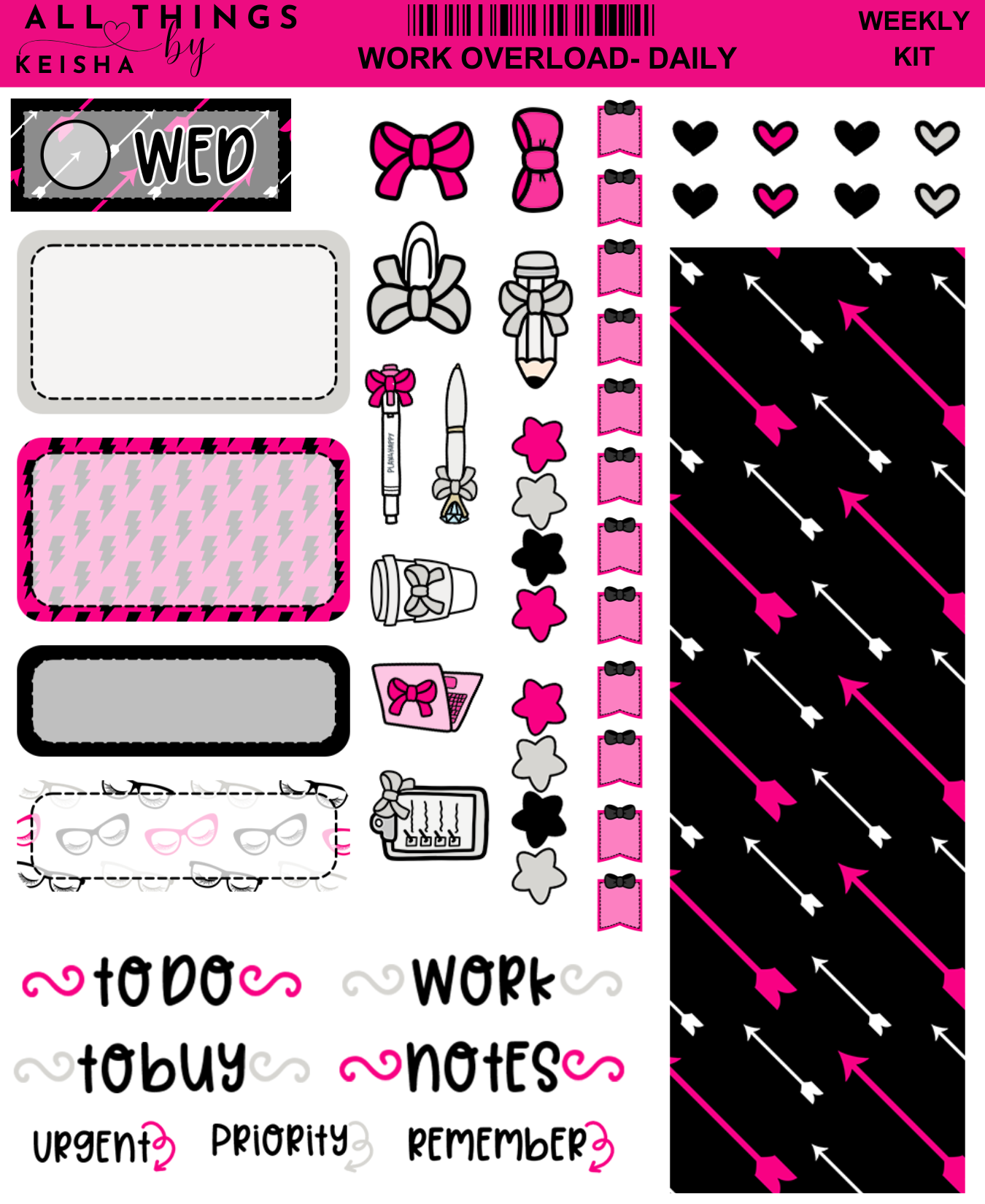 WORK OVERLOAD DAILY MINI HOBO KIT