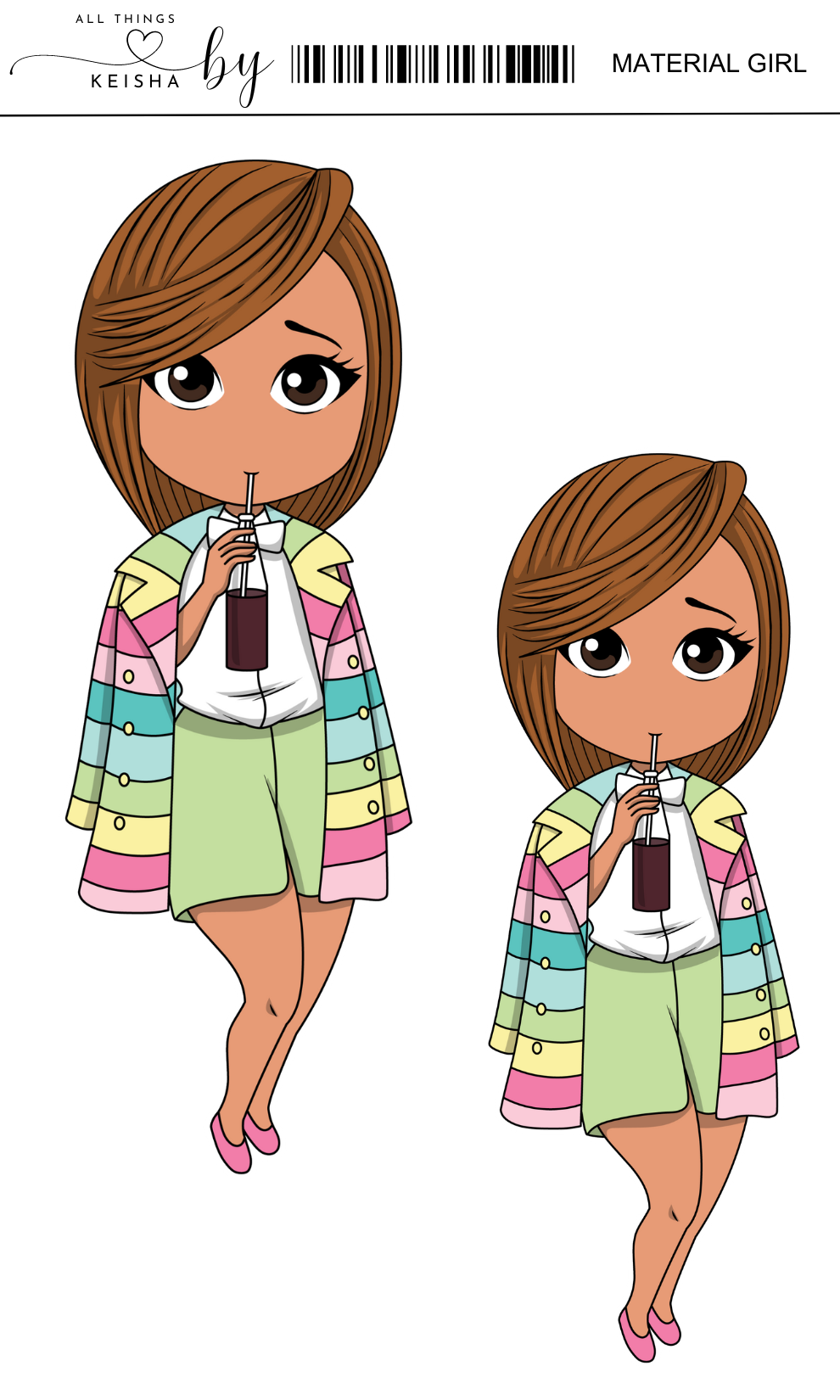 KEKE'S SQUAD - MATERIAL GIRL DOLLS - LIGHT