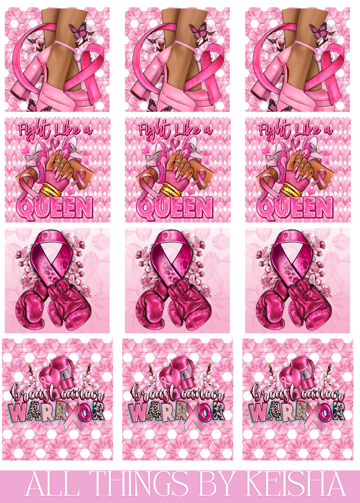HOPE - BRINGING AWARENESS TO BREAST CANCER STICKER THEMED PACK