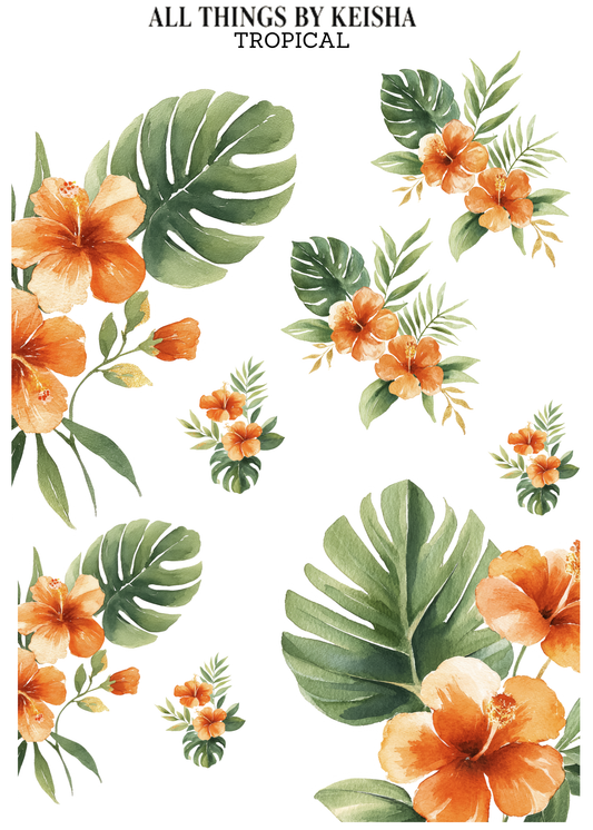 TROPICAL FLORALS