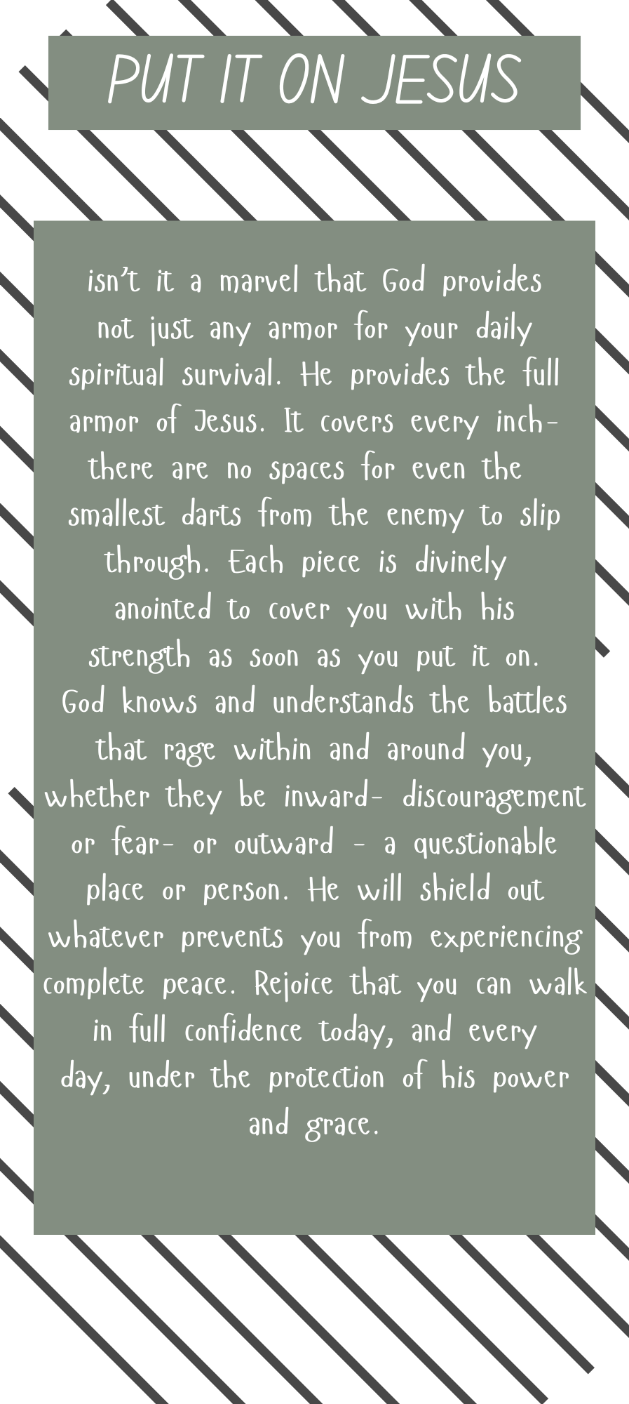PUT IT ON JESUS- JOURNAL KIT