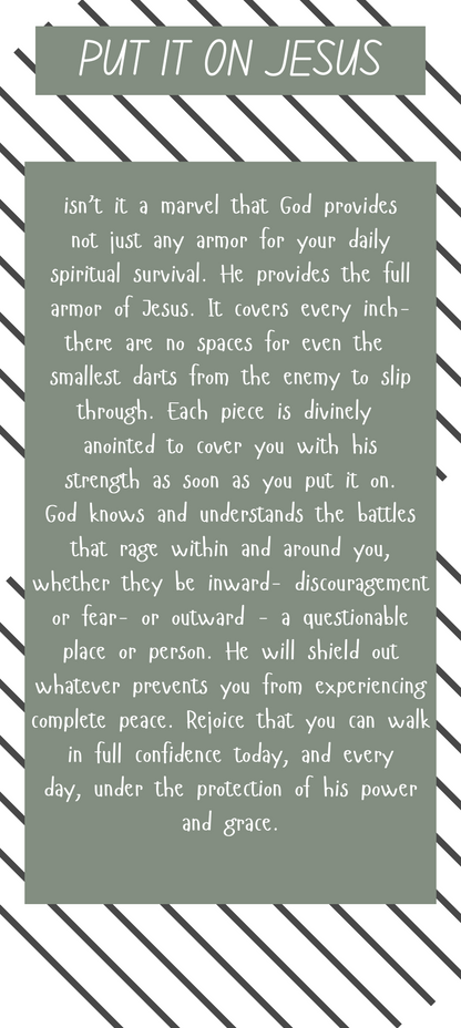 PUT IT ON JESUS- JOURNAL KIT