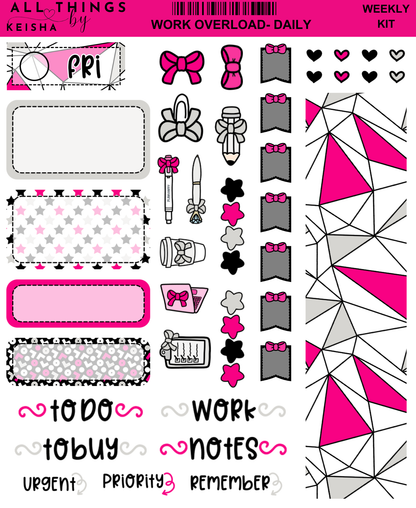 WORK OVERLOAD DAILY MINI HOBO KIT