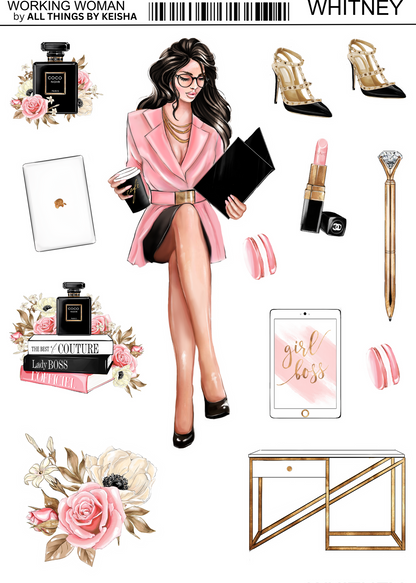 THE WORKING WOMAN 2- PAGE FUNCTIONAL KITS