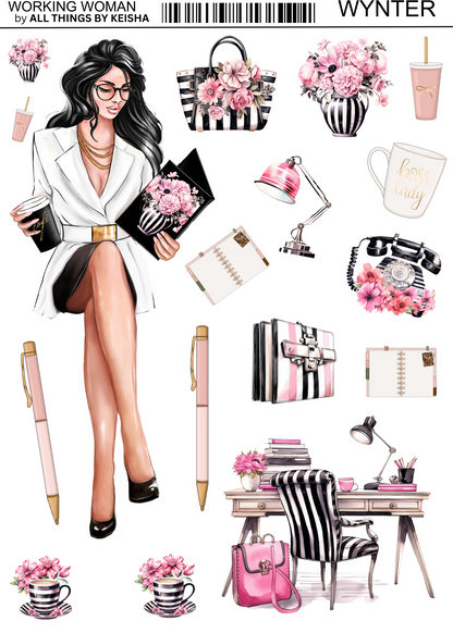 THE WORKING WOMAN 2- PAGE FUNCTIONAL KITS