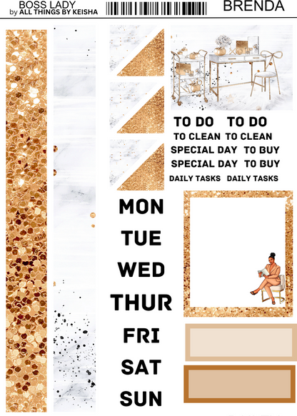BOSS LADY 2- PAGE FUNCTIONAL KITS