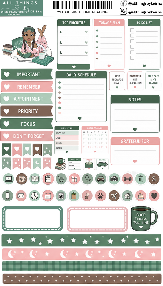 THE GLAM KIDS READING ROUTINE FUNCTIONAL KITS