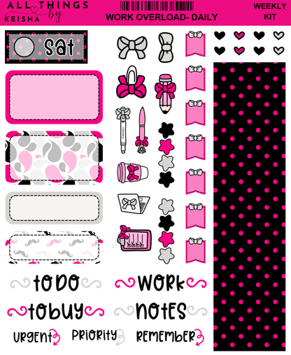 WORK OVERLOAD DAILY MINI HOBO KIT