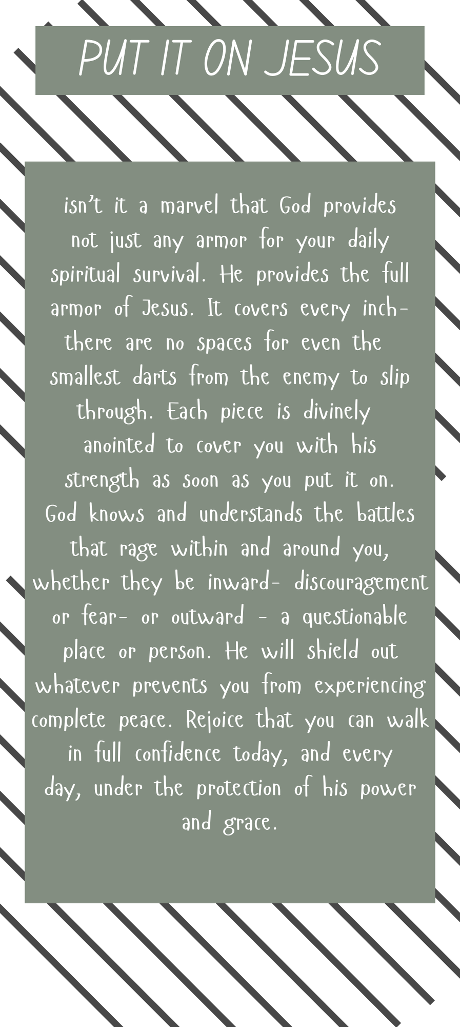 PUT IT ON JESUS- JOURNAL KIT