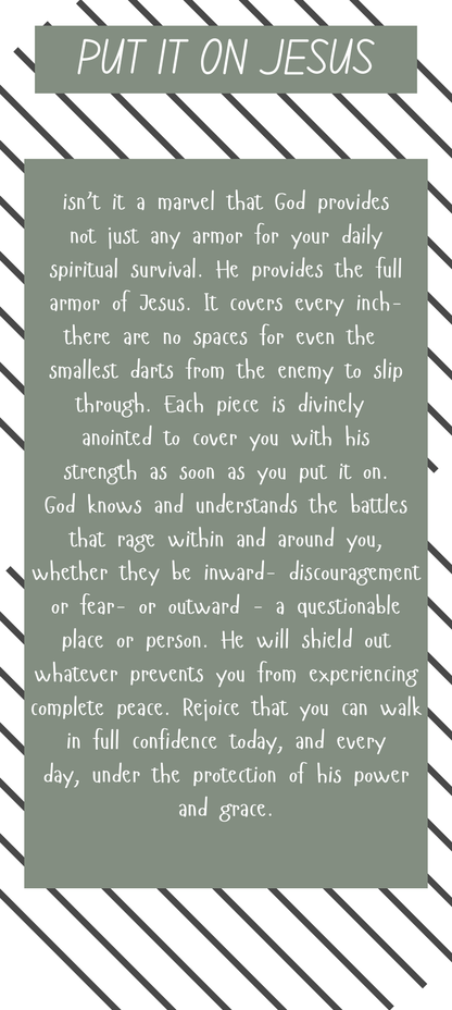 PUT IT ON JESUS- JOURNAL KIT