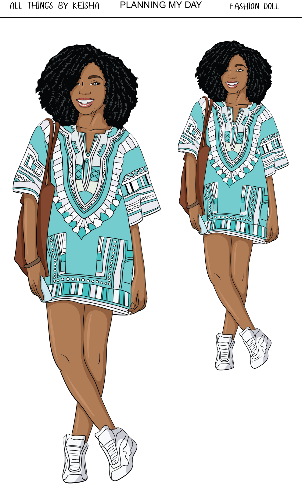 PLANNING MY DAY - FASHION DOLLS