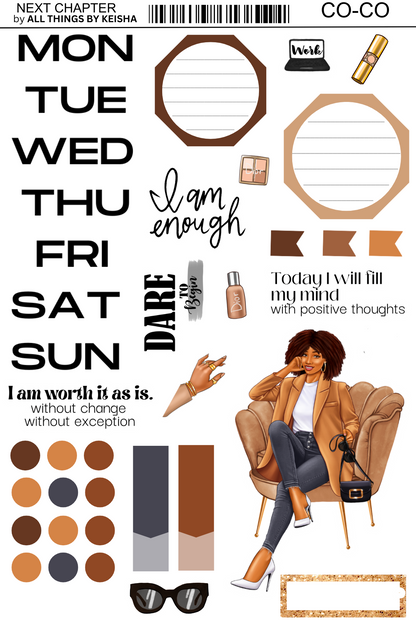 NEXT CHAPTER  THEMED STICKER COLLECTION