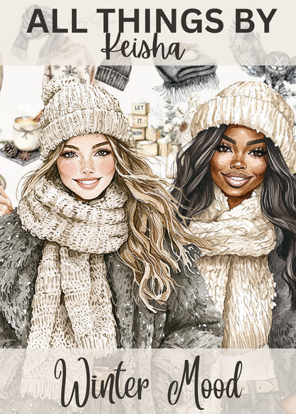 WINTER MOOD  STICKER THEMED PACK