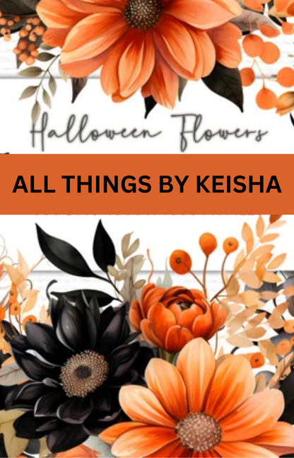 HALLOWEEN FLORAL STICKER PACK