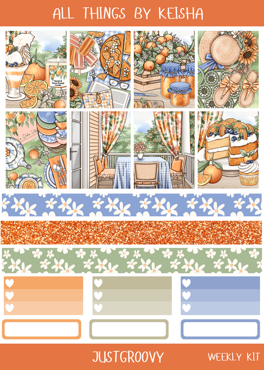 JUST GROOVY PLANNER  KIT (SET OF 6)