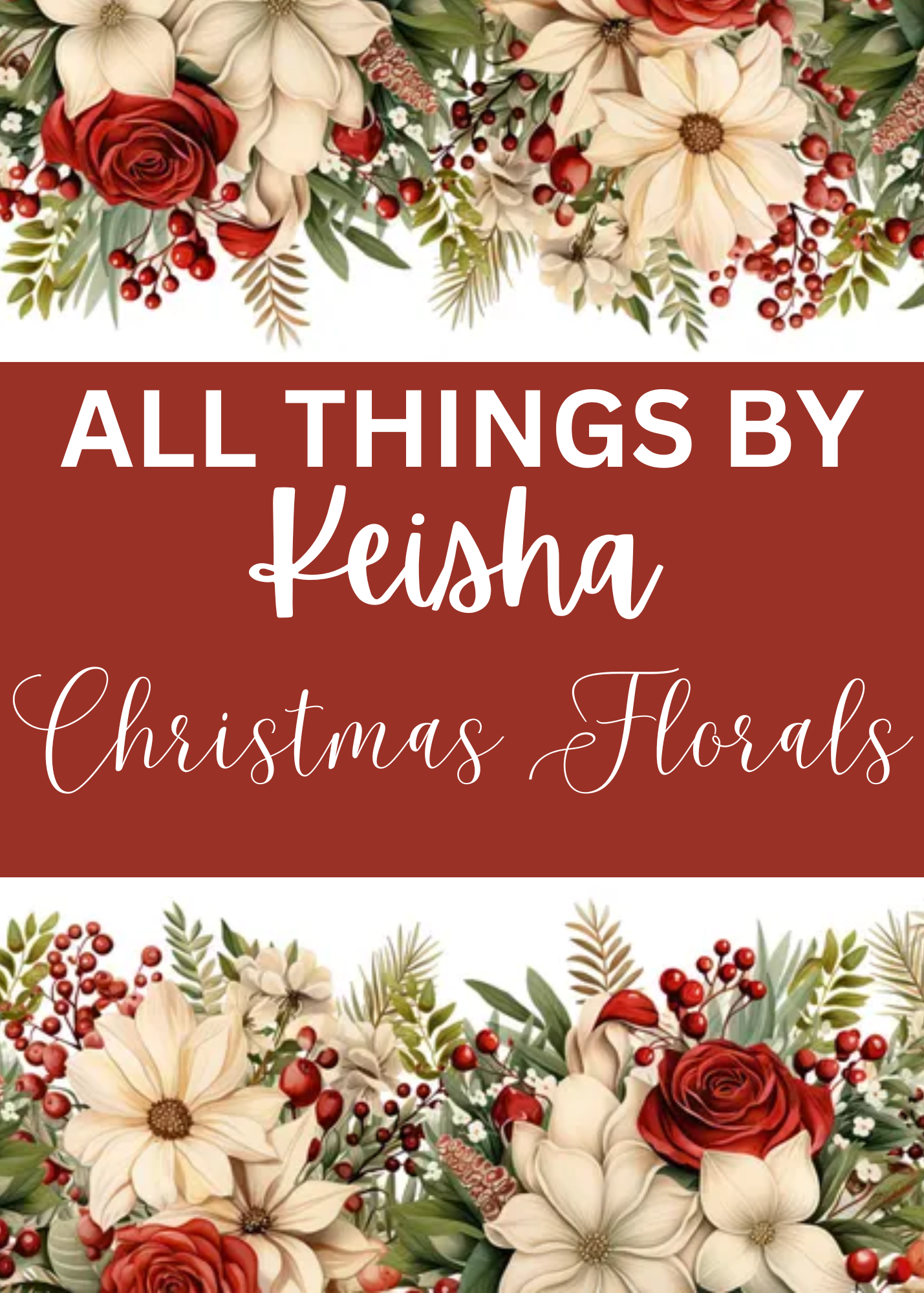CHRISTMAS  FLORALS PACK