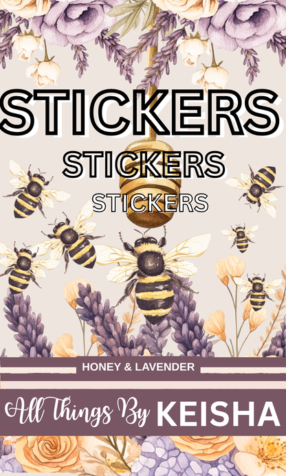 HONEY & LAVENDER STICKER BOOK