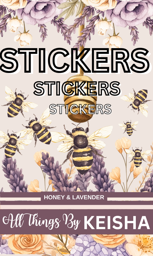 HONEY & LAVENDER STICKER BOOK