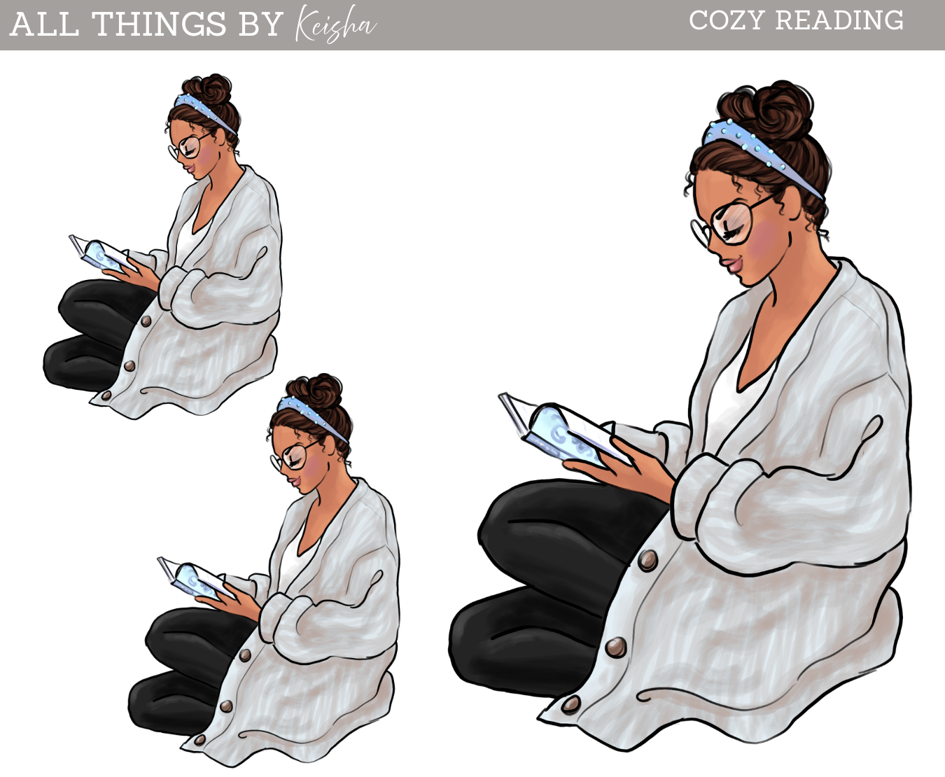 COZY READING DOLLS