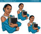 I LOVE BOOKS DOLL