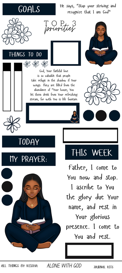 ALONE WITH GOD - JOURNAL KIT