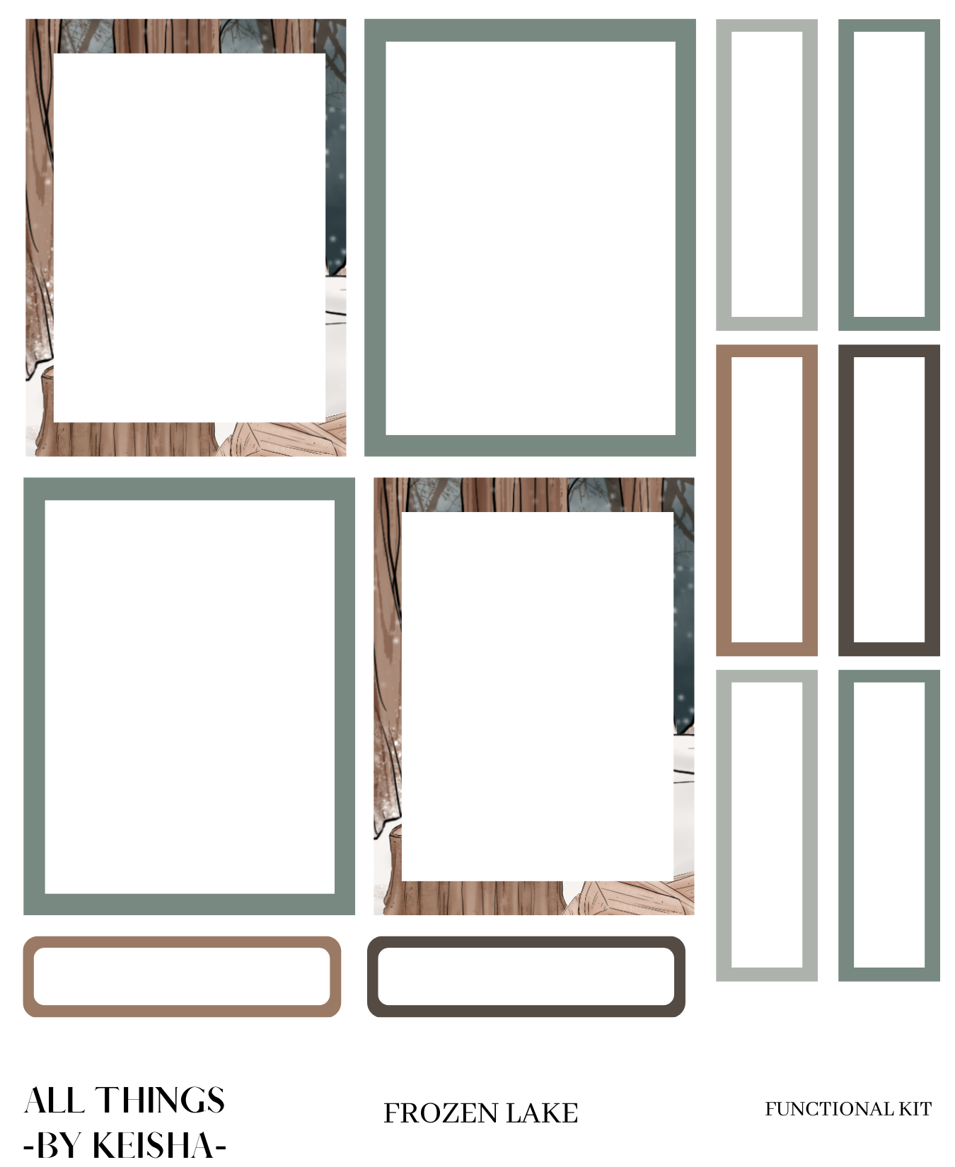 FROZEN LAKE MINI WEEKLY KIT