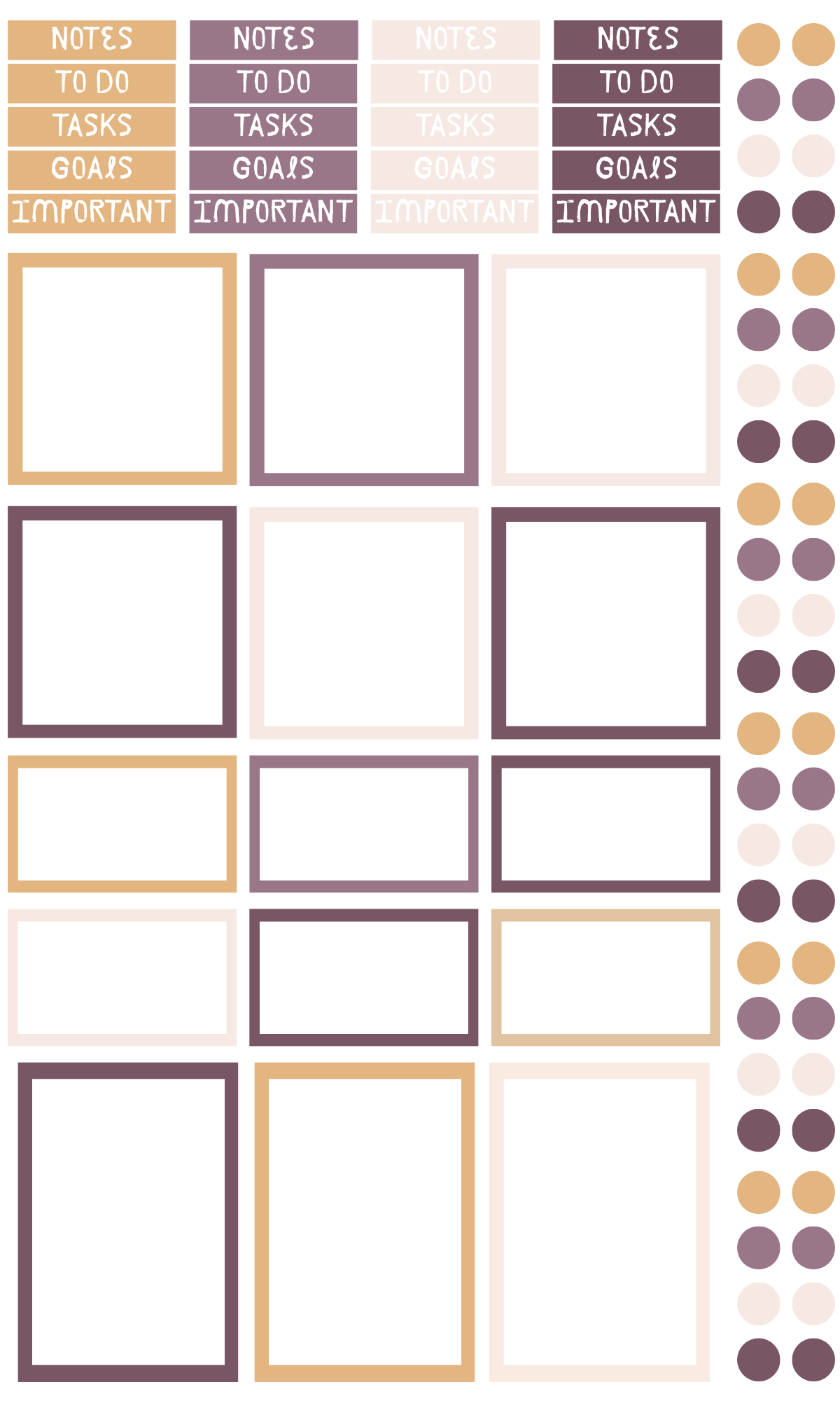 HONEY & LAVENDER STICKER BOOK