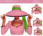 PINK & GREEN SORORITY DOLL AKA INSPIRED