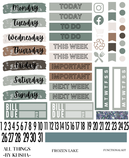 FROZEN LAKE MINI WEEKLY KIT