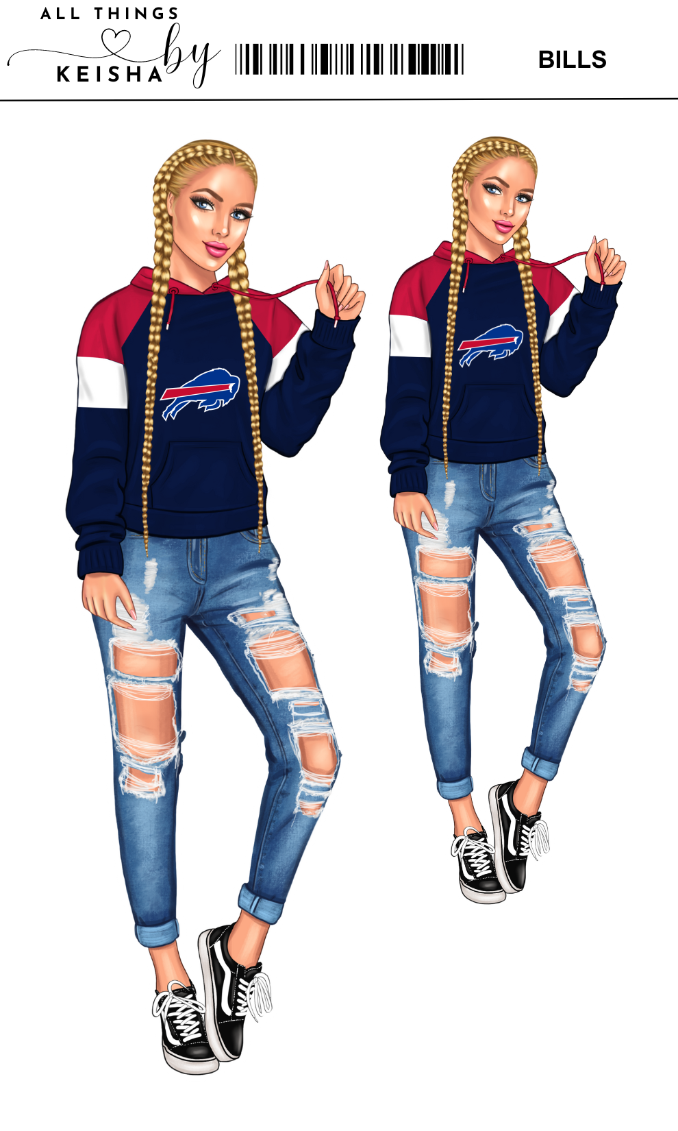 BUFFALO BILLS PLANNER GIRL