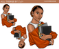 I LOVE BOOKS DOLL