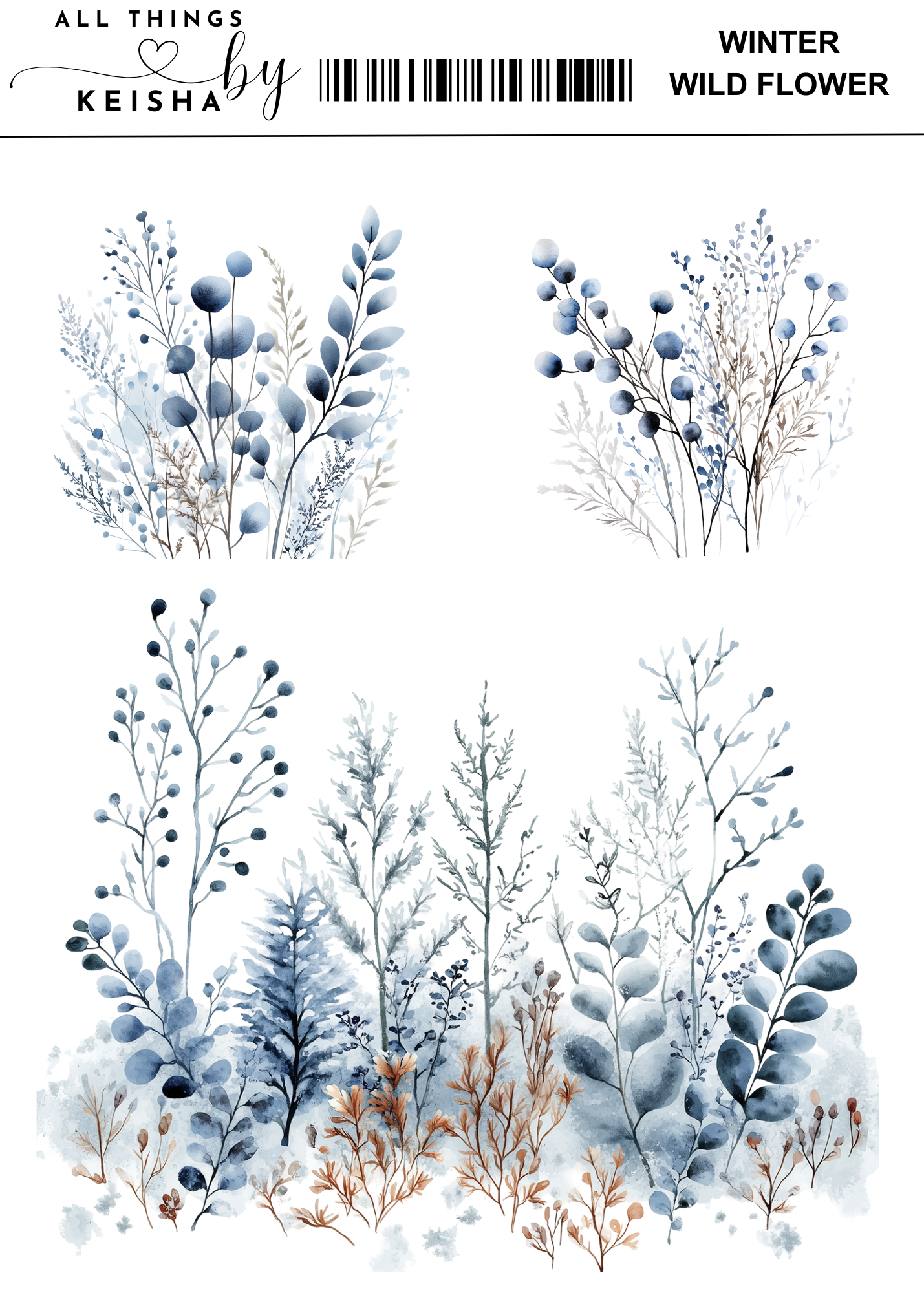 WINTER WILD FLOWER KIT