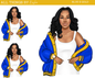 BLUE & GOLD SORORITY INSPIRED DOLL